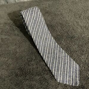 Vintage Henry Poole Wool Designer Striped Men's Tie
